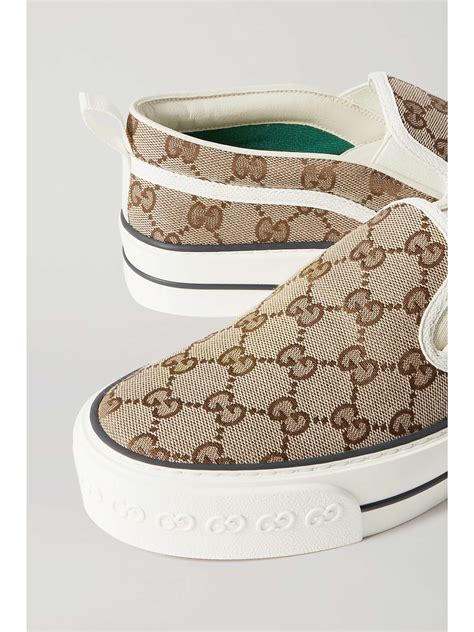 gucci slip in slide|Gucci sneaker 1977 slip ons.